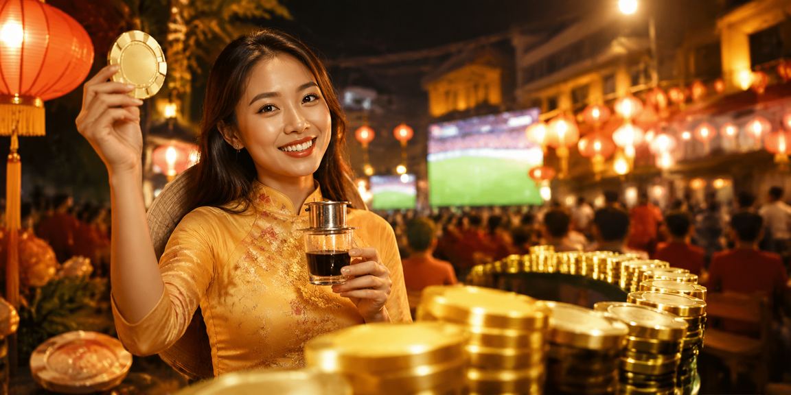 Người chơi thưởng thức cà phê và cá cược trực tuyến tại Huế
